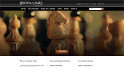 Desktop Screenshot of brownjames.com